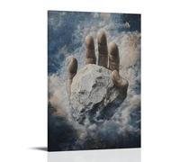 XMHMYHZJ Heaven Touches Earth Where The Stone Rolled Away, And Nothing Ever Looked The Same Wall Art Mural Modern Decoration Hanging Art Poster 08x12inch(20x30cm)