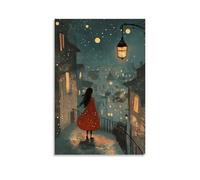 XMHMYHZJ In A City Without Stars, Mary Raises A Lantern, And A Thousand Stars Return. Wall Art Mural Modern Decoration Hanging Art Poster 20x30inch(50x75cm)