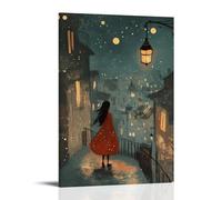 XMHMYHZJ In A City Without Stars, Mary Raises A Lantern, And A Thousand Stars Return. Wall Art Mural Modern Decoration Hanging Art Poster 20x30inch(50x75cm)