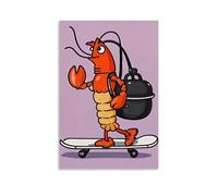 XMHMYHZJ Limbo Lobster Adventurous Wall Decor for Home Wall Art Mural Modern Decoration Hanging Art Poster 20x30inch(50x75cm)