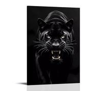 XMHMYHZJ Modern Art Black Panther Wall Decoration for Home,Animal Poster Wall Art Mural Modern Decoration Hanging Art Poster 12x18inch(30x45cm)