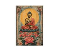 XMHMYHZJ PXHE3G Buddhism Poster Buddhist Festival Buddha's Wall Art Mural Modern Decoration Hanging Art Poster 16x24inch(40x60cm)
