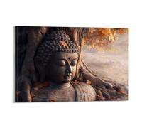 XMHMYHZJ S52HL7 Buddhism Poster Buddha Statue in Peaceful Medi Wall Art Mural Modern Decoration Hanging Art Poster 12x18inch(30x45cm)