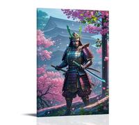 XMHMYHZJ Samurai Poster Featuring A Young Man Dressed As Japanese Warrior with Sword Wall Art Mural Modern Decoration Hanging Art Poster 08x12inch(20x30cm)