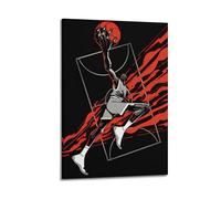 XMHMYHZJ Sports Poster, Wall Decoration Painting, Watercolor Painting, Basketball, Athlete Wall Art Mural Modern Decoration Hanging Art Poster 24x36inch(60x90cm)