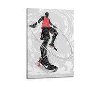 XMHMYHZJ Sports Poster, Wall Decoration Painting, Watercolor Painting, Rope Skipping Exercise Wall Art Mural Modern Decoration Hanging Art Poster 12x18inch(30x45cm)