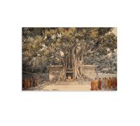 XMHMYHZJ T90E4Y Buddhism Poster Buddhist Lecture with A Monk Wall Art Mural Modern Decoration Hanging Art Poster 08x12inch(20x30cm)