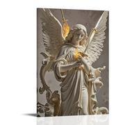 XMHMYHZJ The Ecstasy of St. Teresa, Angel Piercing Her Heart, Flowing Robes, Berniniinspired Sculpture Effec Wall Art Mural Modern Decoration Hanging Art Poster 08x12inch(20x30cm)
