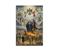 XMHMYHZJ The Last Judgment, Souls Rising And Falling, Apocalyptic Grandeur, Hieronymus Boschinspired Wall Art Mural Modern Decoration Hanging Art Poster 24x36inch(60x90cm)