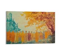 XMHMYHZJ TP6EPH Buddhism Poster Vibrant Scene of A Buddhist Wall Art Mural Modern Decoration Hanging Art Poster 24x36inch(60x90cm)