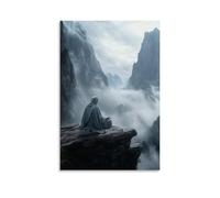 XMHMYHZJ XREO7F Buddhism Poster Arhat in A Contemplative Pose Wall Art Mural Modern Decoration Hanging Art Poster 16x24inch(40x60cm)