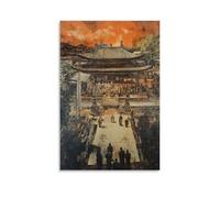 XMHMYHZJ YIT2HM Buddhism Poster Ullambana Festival Rituals Wall Art Mural Modern Decoration Hanging Art Poster 24x36inch(60x90cm)