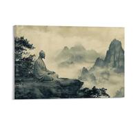 XMHMYHZJ YY4G0W Buddhism Poster Arhat in A Contemplative Pose Wall Art Mural Modern Decoration Hanging Art Poster 16x24inch(40x60cm)