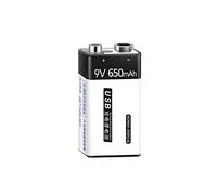 XMING 9V Battery 6F22 Lithium Battery Rechargeable Square Laminated Universal Multimeter Guitar Wireless Microphone Nine Volts (Size : One)