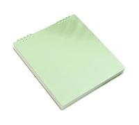 Xmiral Journal Notebook Memo Notepads Grids Writing For Sketching Scribbling， Refillable Notebooks Small 4x6 (Mint Green, One Size)