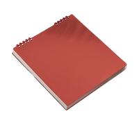 Xmiral Journal Notebook Memo Notepads Grids Writing For Sketching Scribbling, Refillable Notebooks Small 4x6 (Red, One Size)