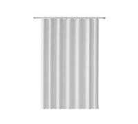 Xmiral Modern Minimalist Plain Color PEVA Shower Curtain Hotel Bathroom Curtain Door Curtain Partition Mesh Pocket Shower Curtain Liner (Clear, A)