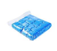 Xmiral Slip Boot Shoe Covers Overshoes Protective Plastic Shoe Covers Disposable Foot Covers And Anti Slip Resealable Silicone Food Storage Bags (Blue, One Size)