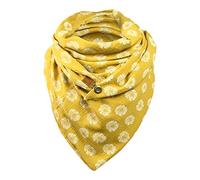Xmiral Women Scarves Buttoned Winter Scarves Warm Button Turban Scarf Neckerchiefs Neck Gaiter(C)