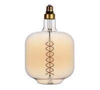 Xmivrlux Oversized LED Vintage Filament Edison Bulbs, Giant Lantern Shape | Large Decorative Bulb, Amber Glass 2200K Warm White, Dimmable 8W(60W Eq), E26 Base, Perfect for Pendent,Ceiling & Floor lamps
