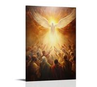XMJHHMHZ Christian Mural - Pentecost The Descent of The Holy Spirit Wall Art Mural Modern Decoration Hanging Art Poster 08x12inch(20x30cm)