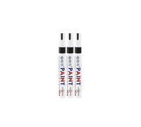 XMKT 1/3/6/12Pcs Colorful Permanent Paint Marker Waterproof White Markers Tire Tread Rubber Fabric Paint Metal Paint Marker Pens(3pcs black)