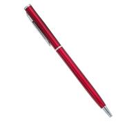 XMKT 50 Pcs Metal Ballpoint Pen Rose Gold Pen Custom Logo Stationery Business Gift Lettering Engraved Name School&office Supplies(Wine Red,Black)