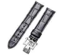 XMKT For Vacheron Constantin Strap Leather Men's Women's Original VC Inheritance Art Master Wu Lu Crocodile Leather Watch Strap(Black,18mm)