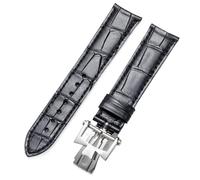 XMKT For Vacheron Constantin Strap Leather Men's Women's Original VC Inheritance Art Master Wu Lu Crocodile Leather Watch Strap(Black,20mm)