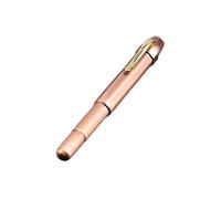 XMKT New Vintage Brass Mini Short Pocket Fountain Pen Office School Stationery Travel portable Writing Fluent Ink Pens(C,F(Exposed nib))