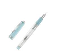 XMKT Transparent Ice Blue Fountain Pen High-value Men Women Hard Pen Calligraphy Practice Stationery School Office Supplies(EF)