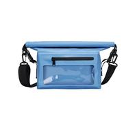 XMKT Waterproof Dry Bag for Kayak Swimming Trekking Boating Floating PVC Hiking Bags Mobile Phone Pouch Rafting Storage Shouler Bag(Sky Blue)