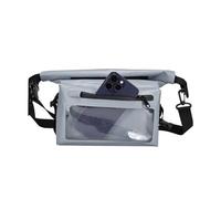 XMKT Waterproof Dry Bag for Kayak Swimming Trekking Boating Floating PVC Hiking Bags Mobile Phone Pouch Rafting Storage Shouler Bag(Gray)