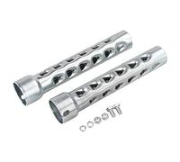 XMMT 1-3/4" X 8" Motorcycle Exhaust Pipe DB Killer Muffler Insert Baffle Silencer for Harley H-onda 2" OD