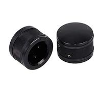 XMMT Black CNC Cut Aluminum Front Axle Cap Nut Cover for Harley Softail Dyna Sportster Touring Electra Street Road Glide Road King