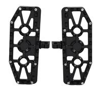 XMMT Black Offroad Front Rider Floorboards Footpegs Driver Floor Boards for Harley Touring/Road King/Road Glide/Street Glide/Electra Glide/CVO Tri Glide 1986-2023 Trike Models 2008-Later