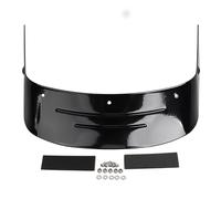 XMMT Black Ribbed Rear Fender Trim Trailing Tip Skirt For Harley Fat Boy FLSTF Peace Office SE FLSTF FLSTFB 2007-2024 2008 2009 2010 2011 2012 2013 2014 2015