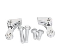 XMMT Chrome 1" Adjustable Lowering Slam Drop Rear Forged Rear Lowering Kit for Harley Dyna Low Rider Fat Bob Street Bob Wide Glide 1995-2005