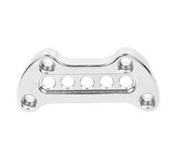 XMMT Chrome 1" Handlebar Handle Bar Riser Top Clamp Cover For Harley Touring Electra Glide Road Glide Road King Street Glide