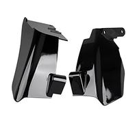 XMMT Motorcycle Gloss Black Mid Frame Air Deflector Trim Heat Shield Cover Kit for Harley Dyna 2006-later