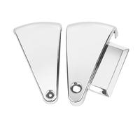 XMMT Motorcycle Side Battery Cover Side Panel Oil Tank Cover for Kawasaki Vulcan 400 VN400, Vulcan 800 VN800 1995-2006, Chrome