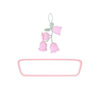 XMNIVATE 1 Piece Of Car Rearview Mirror Cover, 1 Piece Of Car Mirror Suspension Accessories, Ladies Pink Car Accessories, Rearview Mirror Protection Frame, Car Interior Protection Accessories