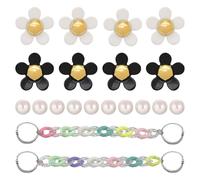 XMNIVATE 1 Set Of 20 Pieces Of Shoe Accessories, Shoe Decoration Accessories, Cute Flower Decoration Shoes, Sandals Decoration Shoe Accessories, Girl Shoe Decoration Accessories