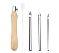 XMNIVATE 1 Set of Embroidery Punch Needle Set, Portable Punch Needle, Embroidery Needle Threader, Adjustable Needle Punching Tool, Home Sewing Accessories, DIY Knitting Tools