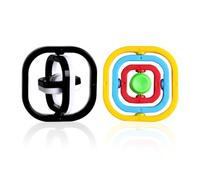 XMNIVATE 2 Pieces Flip Toys, Black And White 3D Adult Toys, Stress Relief, Concentration Improvement