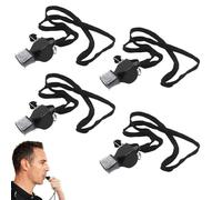 XMNIVATE 4 Pieces Of Referee Whistles, Practical And Loud, Outdoor Ball Sports Accessories And Tools, Suitable For Physical Education Teaching, Life-Saving Emergency And Other Scenes.