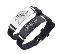 XMNIVATE 4 Pieces Of Silicone Crown Bracelets, Adjustable Korean Group Wristbands, Creative Fan Gifts, Peripheral Support Good Things.