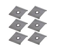 XMNIVATE Pack of 6 Awning Hooks, Channel Rail Hooks, Caravan Hooks, Channel Eyelets for Caravan Awnings, Motorhome Accessories, Suitable for Channel Eyelets 5/6mm to 7/8mm