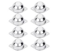 XMNIVATE Pack of 8 Ball Casters, Nylon Heavy Duty Castors, Mini Furniture Castors, Ball Casters for Small Kitchen Appliances, Mini Swivel Castors, Furniture Transport Wheels, Ball Bearings
