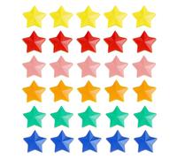 XMNIVATE Star Magnetic Nails, 30 Pieces, Star-shaped, Colorful, Plastic, DECORATIVE_MAGNET, 30mm x 30mm, Yellow, Orange, Blue, Green, Pink, Red